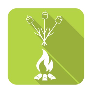 Zephyr şiş simgesini. Vektör illustratio