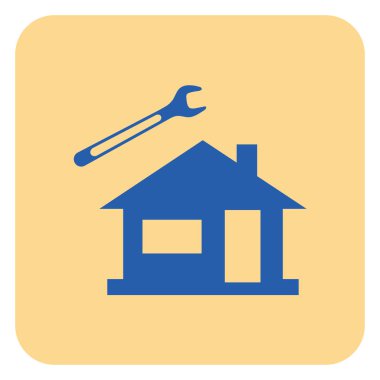 Sıhhi tesisat iş sembol simge. Vektör çizim