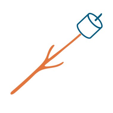 Zephyr şiş simgesini. Vektör illustratio