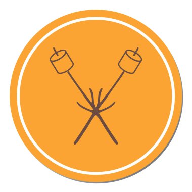 Zephyr şiş simgesini. Vektör illustratio