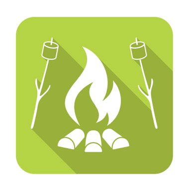 Zephyr şiş simgesini. Vektör illustratio