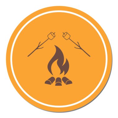 Zephyr şiş simgesini. Vektör illustratio