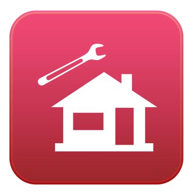 Sıhhi tesisat iş sembol simge. Vektör çizim