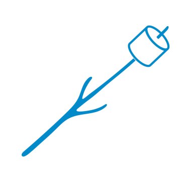 Zephyr şiş simgesini. Vektör illustratio