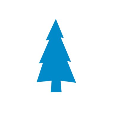  Köknar ağaçları orman düz simgesi 