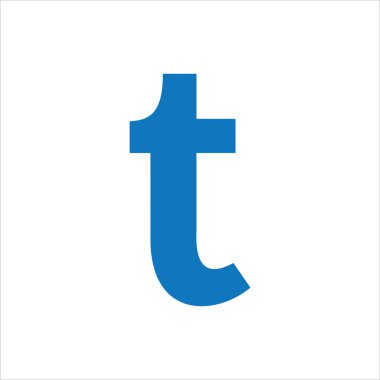 Tumblr simgesi basit stil vektör görüntü