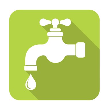 Su dokunun simgesi. Vektör illustratio