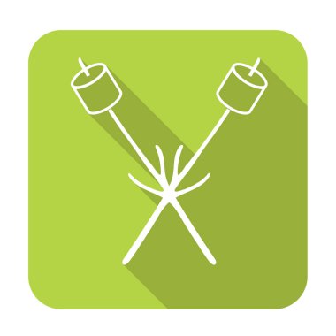 Zephyr şiş simgesini. Vektör illustratio