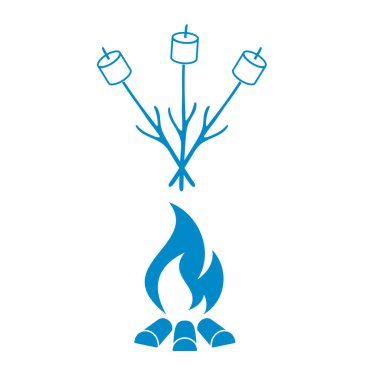 Zephyr şiş simgesini. Vektör illustratio