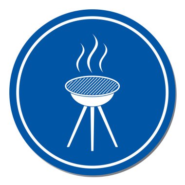 Izgara ikonu. vektör çizimi