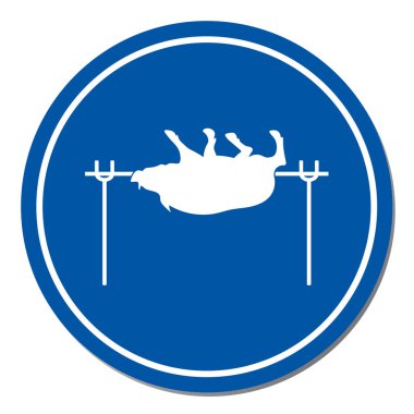 Izgara domuz simgesi. Vektör illustratio