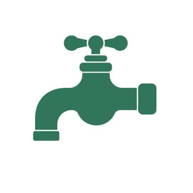 Su dokunun simgesi. Vektör illustratio