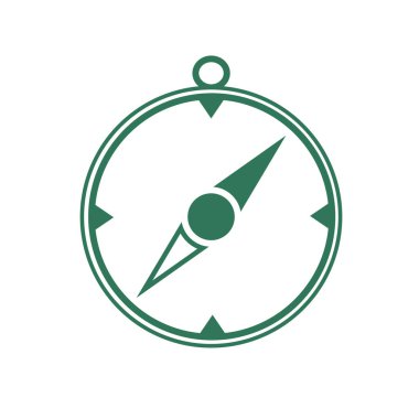 Pusula simgesini izole blac