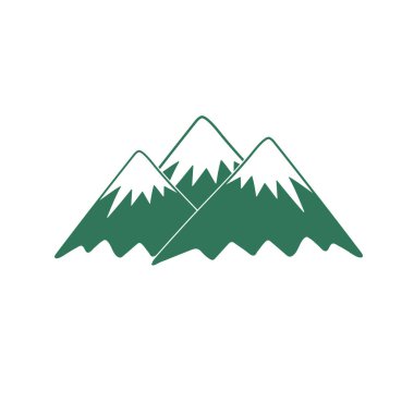 Dağ simgesi. Vektör konsept illüstrasyon desig için