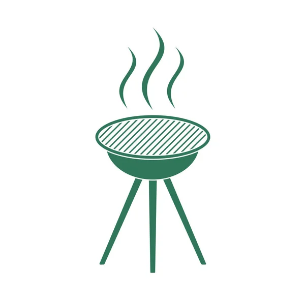 Icône Barbecue Grill Illustration Vectorielle — Image vectorielle