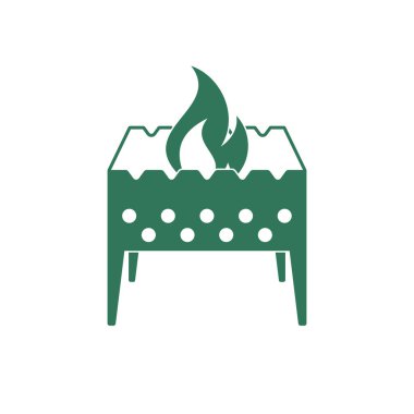 Mangal simgesi. Vektör illustratio