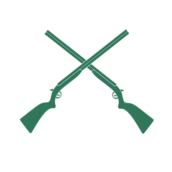 Av tüfek simgesi. Vektör illustratio