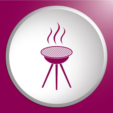 Izgara ikonu. vektör çizimi