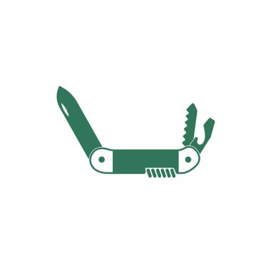 Kamp bıçak simgesi. Vektör illustratio