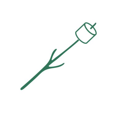 Zephyr şiş simgesini. Vektör illustratio