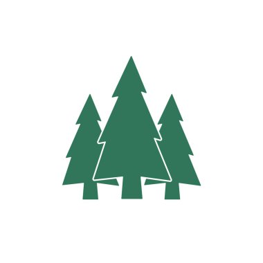 düz simgesi çam ağaçları 