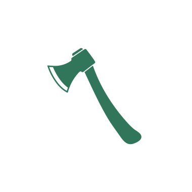 Balta simgesi. Balta simgesi. Düz vektör illustratio