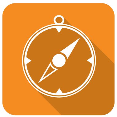 Pusula simgesini izole vektör çizim