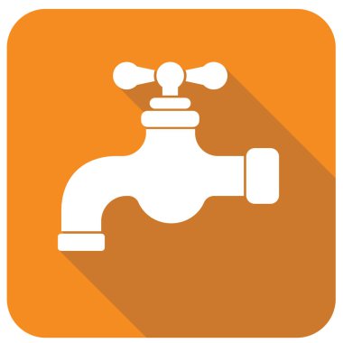 Su dokunun simgesi. Vektör illustratio