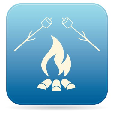 Zephyr şiş simgesini. Vektör illustratio