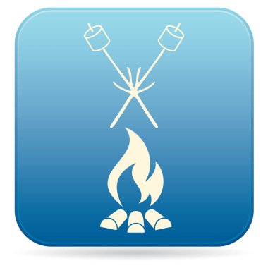 Zephyr şiş simgesini. Vektör illustratio