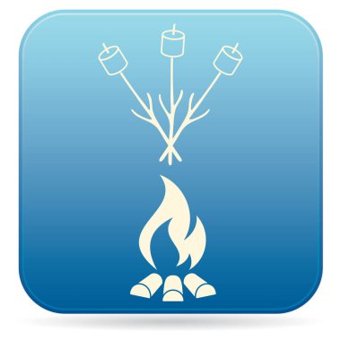 Zephyr şiş simgesini. Vektör illustratio