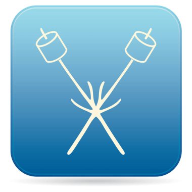 Zephyr şiş simgesini. Vektör illustratio