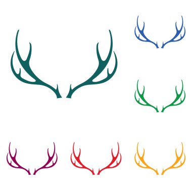 Avcılık Kulübü logo simge. Vektör illustratio