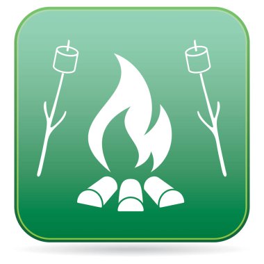 Zephyr şiş simgesini. Vektör illustratio