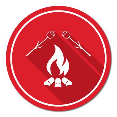 Zephyr şiş simgesini. Vektör illustratio