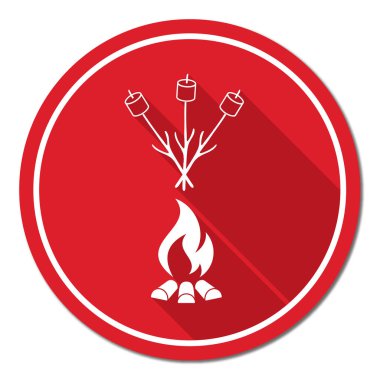 Zephyr şiş simgesini. Vektör illustratio