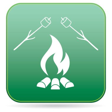 Zephyr şiş simgesini. Vektör illustratio