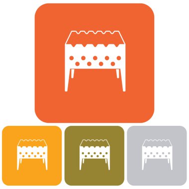 Mangal simgesi. Vektör illustratio