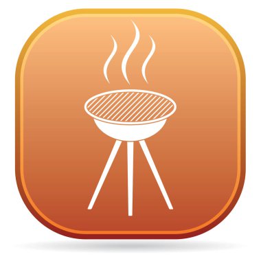 Izgara ikonu. vektör çizimi