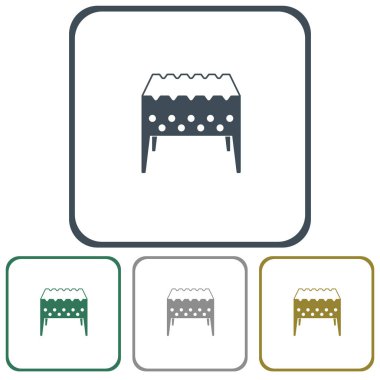 Mangal simgesi. Vektör illustratio