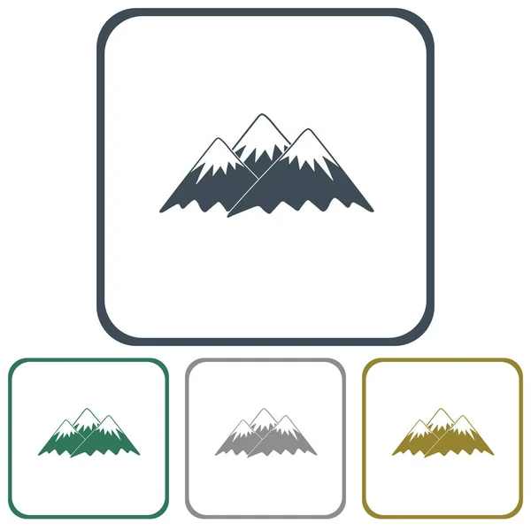 Icono Montaña Ilustración Del Concepto Vectorial Para Desig — Archivo Imágenes Vectoriales