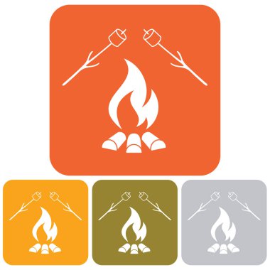 Zephyr şiş simgesini. Vektör illustratio