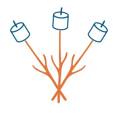 Zephyr şiş simgesini. Vektör illustratio