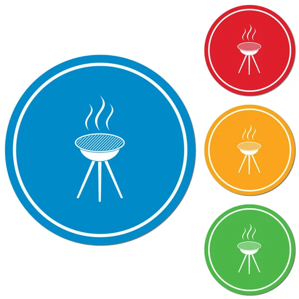 Izgara ikonu. vektör çizimi