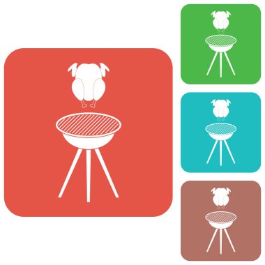 ızgara tavuk simgesi