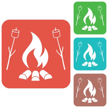 Zephyr şiş simgesini. Vektör illustratio