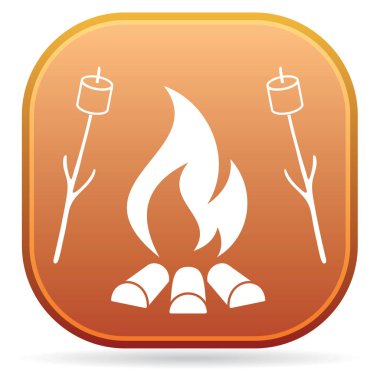 Zephyr şiş simgesini. Vektör illustratio