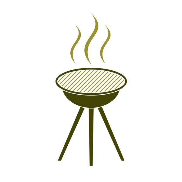 Barbecue Pictogram Vector Illustratie — Stockvector