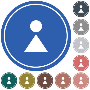 Kadın tuvalet vektör ICO