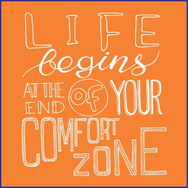 Hat ilham alıntı olduğunu. Yazı. Hayat ve mutluluk için motivasyon. Kartpostal ve poster grafik tasarım için